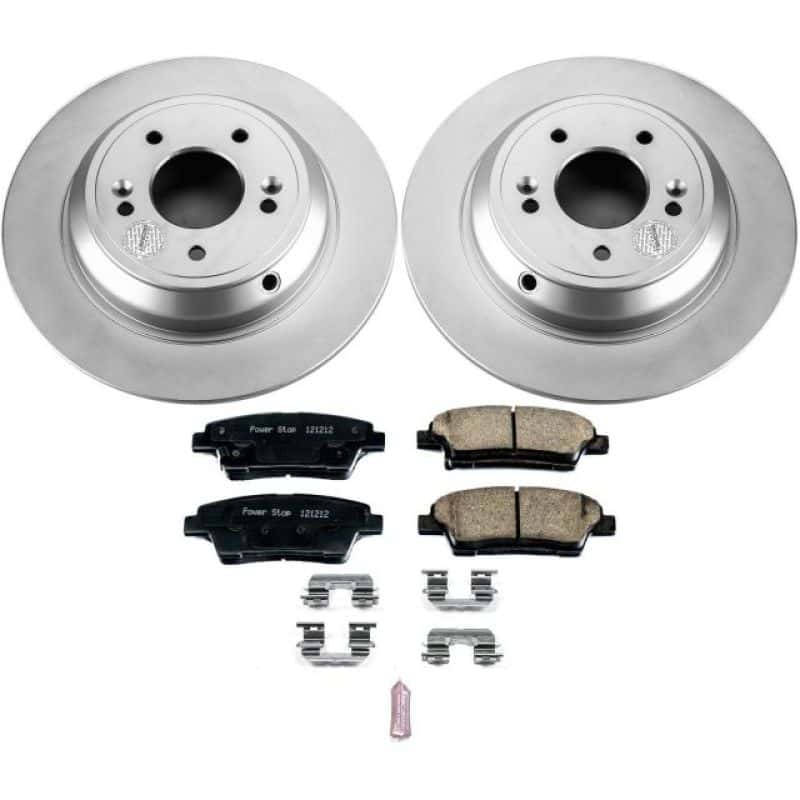 PowerStop — Power Stop 17-18 Genesis G80 Rear Z17 Evolution Geomet Coated Brake Kit - view 1