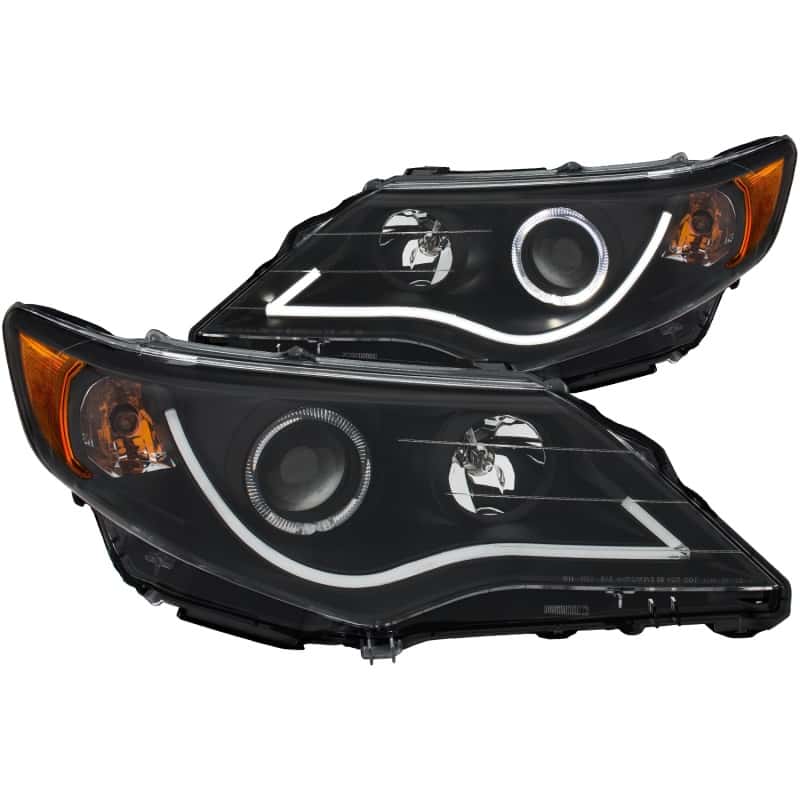 ANZO — ANZO 2012-2013 Toyota Camry Projector Headlights w/ Halo Black
Head Light Set
HdLtSet - view 2
