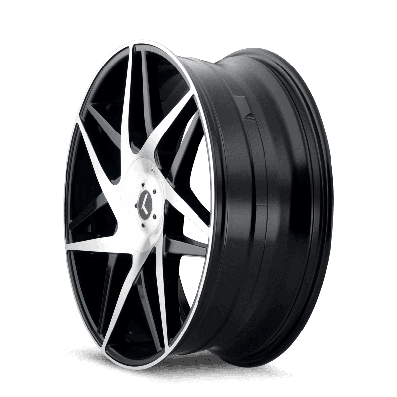 Kraze Wheels — Kraze KR192 Phase 22x8.5 / 5x115/120 BP / 38mm Offset / 74.1mm Hub Gloss Black Machined Wheel
KRAZE KR192 - view 2