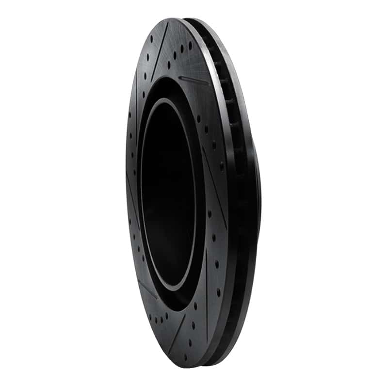 R1 Concepts — R1 06-23 Dodge Charger Rear Right Drilled & Slotted Black Brake Rotor
R1 Brake Rotor Drill - view 4