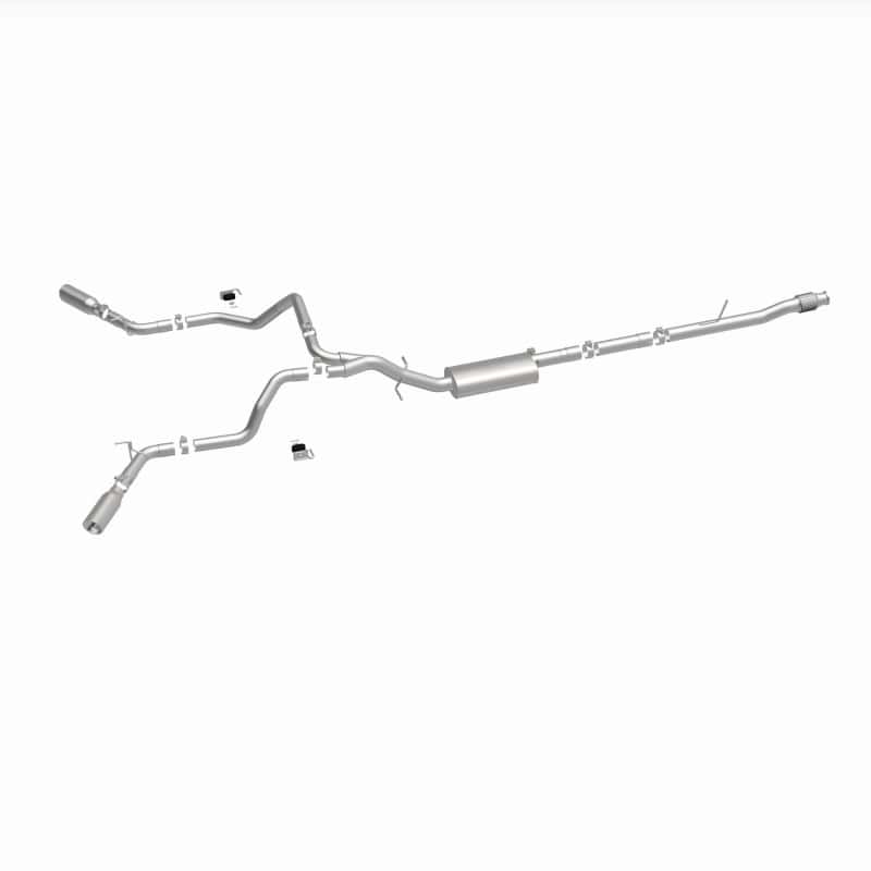 Magnaflow — MagnaFlow 2019 Chevy Silverado 1500 V8 5.3L Street Series Dual Split Exit Exhaust w/ Polished Tips
Cat-Back - view 10