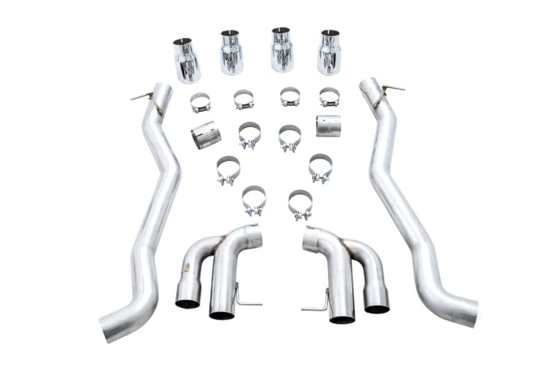 AWE Tuning — AWE Tuning 18-19 BMW M5 (F90) 4.4T AWD Axle-back Exhaust - Track Edition (Chrome Silver Tips)
Track Exhaust - view 3