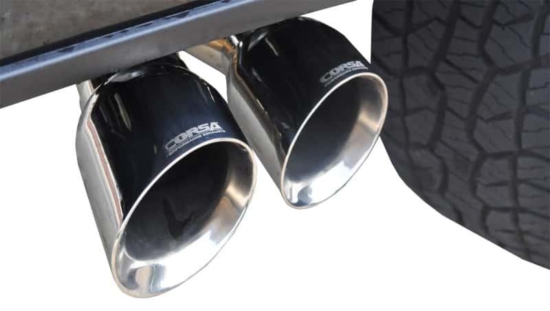 CORSA Performance — Corsa 2015-2020 Ford F-150 3.5L Ecoboost 145in Wheelbase 3in Resonator Delete Kit
Exhaust - view 4