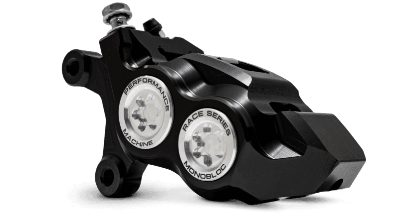 Performance Machine — Performance Machine 08-23 FL,18-24 M8 Softail,06-17 VRod 137x4B Rce Series Monobloc Caliper Left CLR - view 2