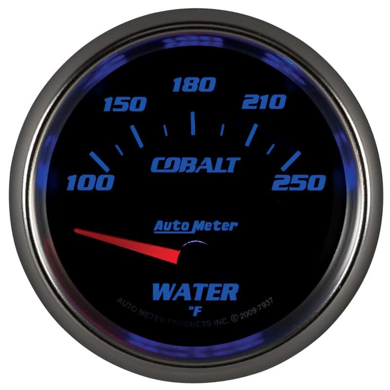 AutoMeter — Autometer Cobalt 66mm 100-250 Degree F Electric Water Temperature Gauge
GA 2.6" WT ELEC CB - view 10