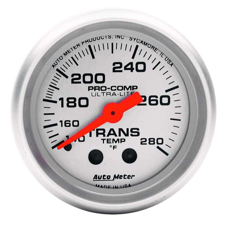 AutoMeter — Autometer Ultra-Lite 52mm 140-280 Deg F Mechanical Transmission Temp Gauge
2" TRANS TEMP, 140-2 - view 2