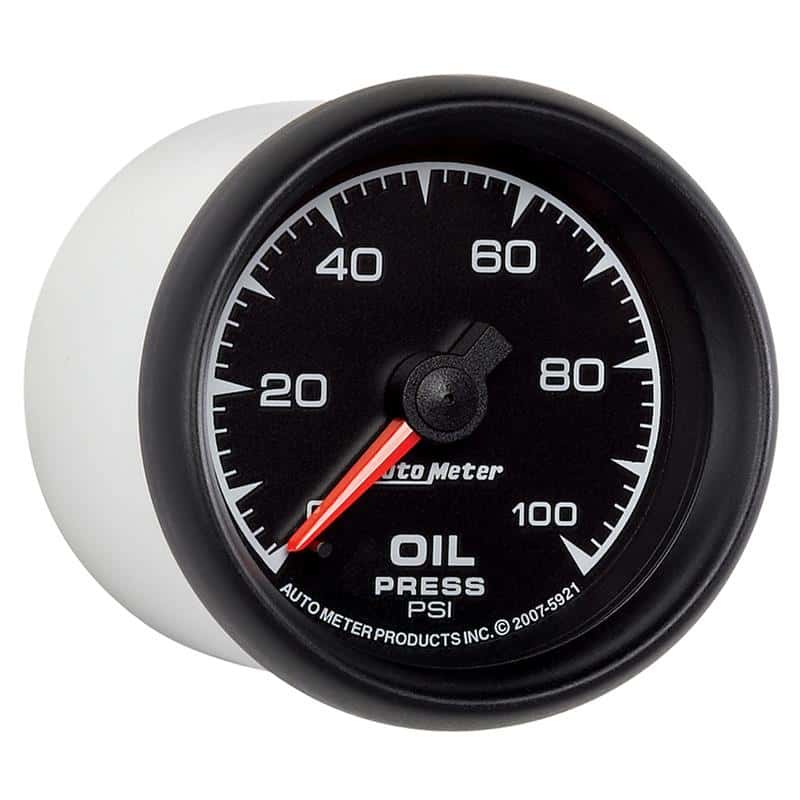 AutoMeter — Autometer ES 52mm 0-100 PSI Mechanical Oil Pressure Gauge
GA 2" OP 100PSI M ES - view 4