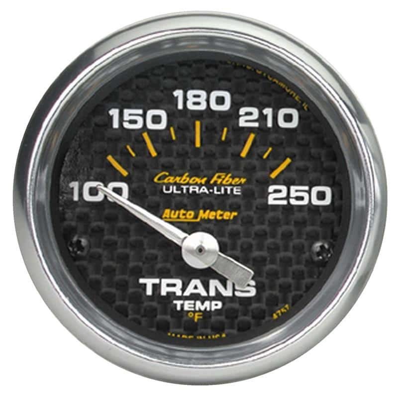 AutoMeter — Autometer Carbon Fiber 52mm 100-250 Deg F Electronic Trans Temperature Gauge
GA 2" TRANST ELEC CF - view 1