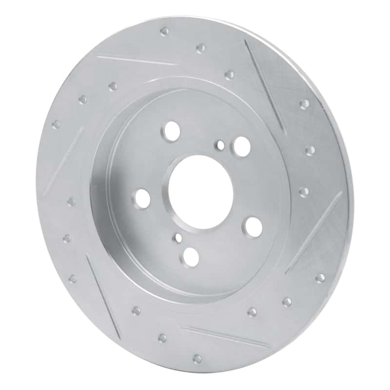 R1 Concepts — R1 09-24 Lexus CT200H Rear Left Drilled & Slotted Silver Brake Rotor
R1 Brake Rotor Drill - view 4