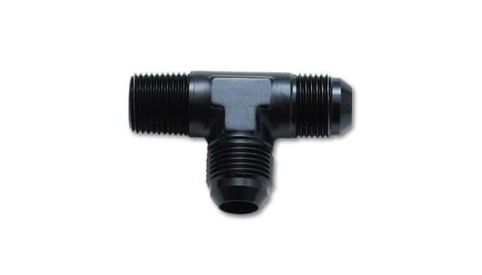 Vibrant — Vibrant -8AN x 3/8in NPT Flare to Pipe On Run Tee Adapter Fitting - Aluminum
8AN3/8"NPTOnRunTAdpt
-8AN3/8"PipeOnRunTee
AN Fitting - view 4