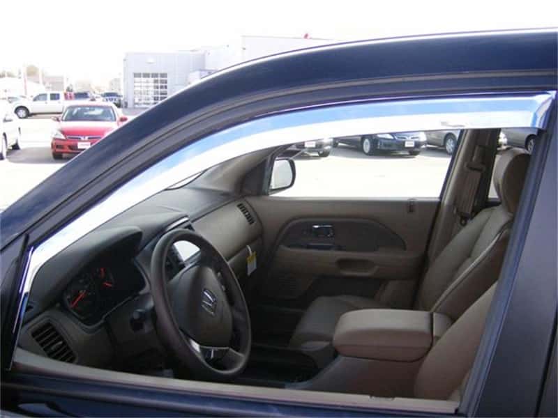 Putco — Putco 03-08 Honda Pilot (Set of 4) Element Chrome Window Visors
Side Window Vent - view 3