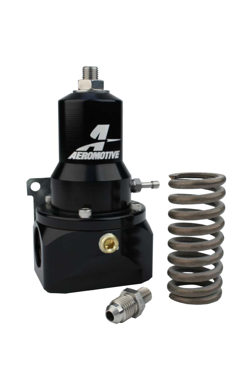 Aeromotive — Aeromotive Regulator - 30-120 PSI - .313 Valve - 2x AN-10 Inlets / AN-10 Bypass
Regulator - view 1