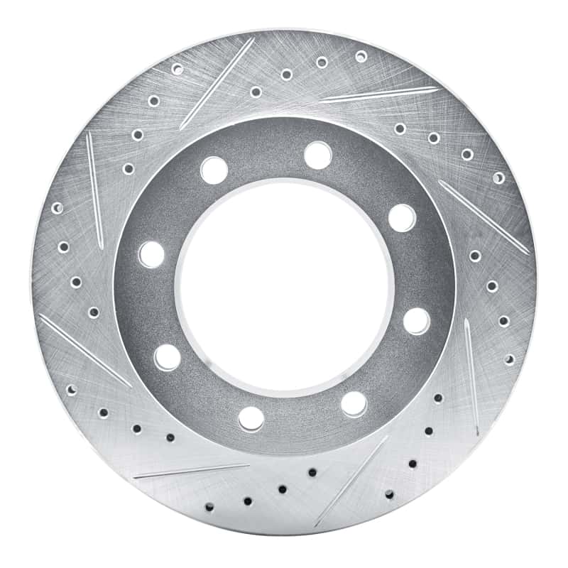 R1 Concepts — R1 77-00 Chevrolet V30 & V3500 Pickup Front Left Drilled & Slotted Silver Brake Rotor
R1 Brake Rotor Drill - view 1