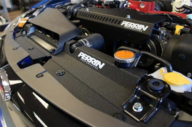 Perrin Performance — PERRIN 08-14 Subaru WRX & STI / 08-11 Impreza Radiator Shroud - Black - view 4