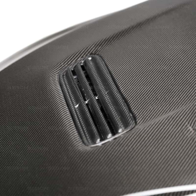 Seibon — Seibon 08-12 Mitsubishi Evo X OEM style Carbon Fiber Hood - view 9