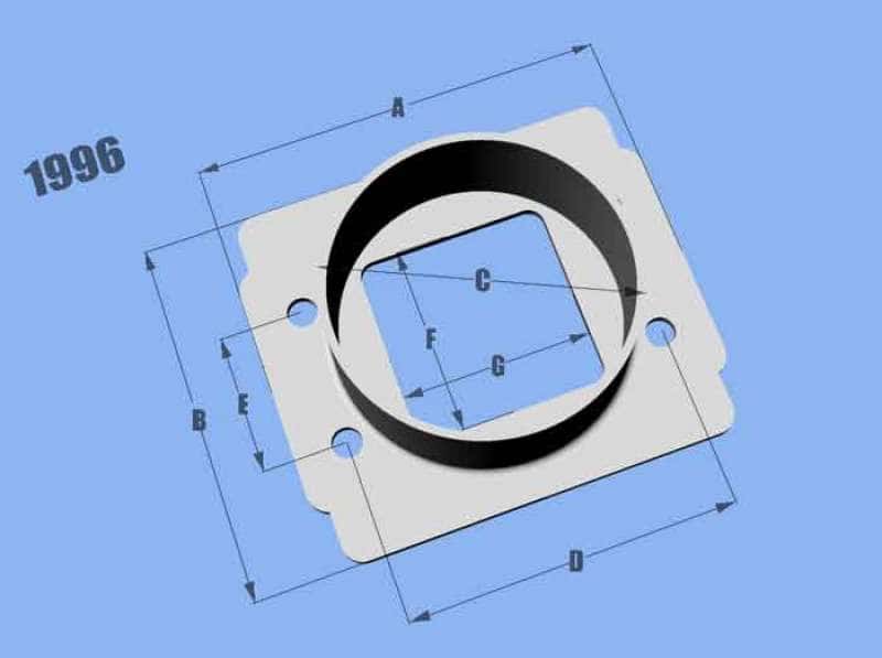 Vibrant — Vibrant MAF Sensor Adapter Plate Toyota w/ Bosch MAF Sensor w/ 3in ID filter only
3"MAFAdptrForToyota
MAFSensorforToyota
MAFSnsrAdpt - view 2