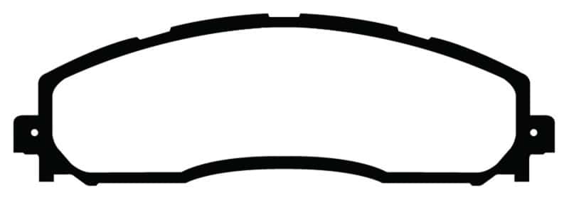 EBC — EBC 13+ Ford F250 (inc Super Duty) 6.2 (2WD) Yellowstuff Rear Brake Pads
Disc Brake Pad - view 1