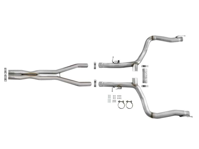 aFe — aFe MACH Force-Xp 3in 304 SS Cat-Back Exhaust 15-20 Dodge Charger Hellcat V8-6.2L/6.4L w/o Muffler
Cat-Back Exhaust - view 4