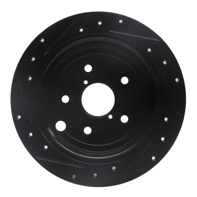 R1 Concepts — R1 15-21 Subaru WRX Rear Right Drilled & Slotted Black Brake Rotor
R1 Brake Rotor Drill - view 5