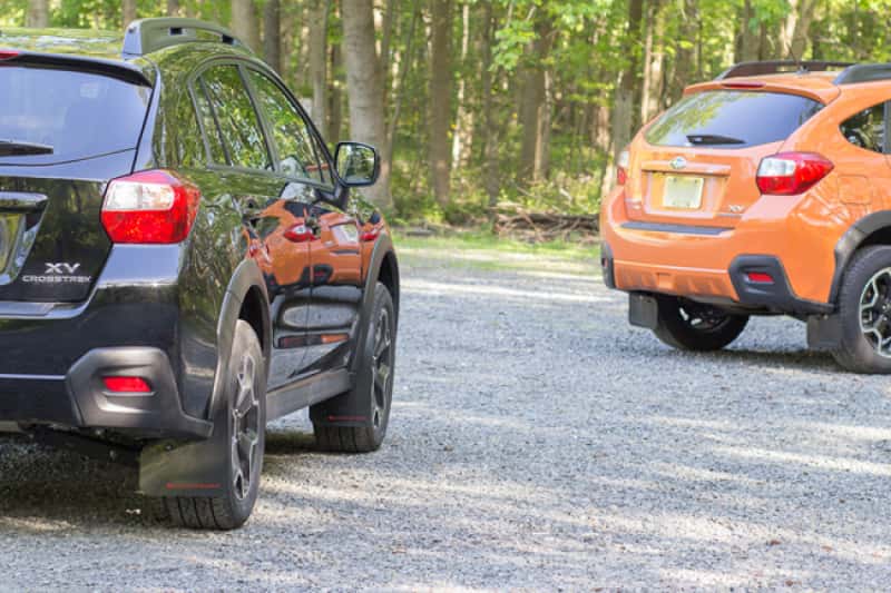 Rally Armor — Rally Armor 13-17 Subaru Crosstrek XV Black Mud Flap w/Orange Logo
Mud Flap - view 9