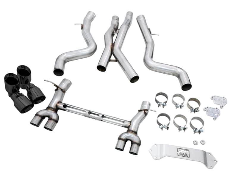 AWE Tuning — AWE Tuning BMW F8X M3/M4 Track Edition Catback Exhaust - Diamond Black Tips
Track Exhaust - view 7
