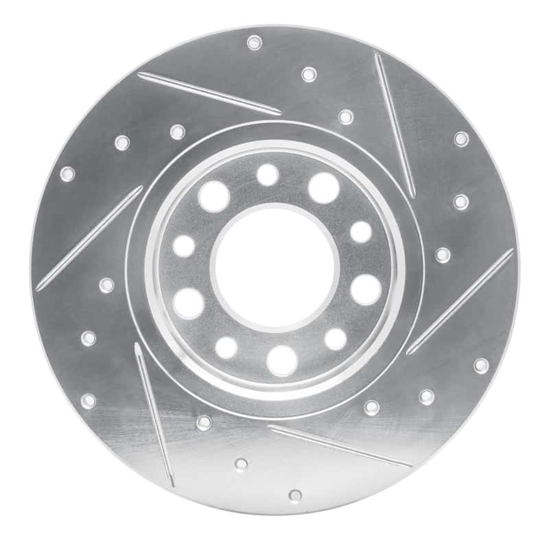 R1 Concepts — R1 15-25 Alfa Romeo Tonale Rear Left Drilled & Slotted Silver Brake Rotor
R1 Brake Rotor Drill - view 5