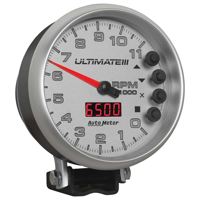 AutoMeter — Autometer 5 inch Ultimate III Playback Tachometer 11000 RPM - Silver
5" ULTIMATE III PLAY - view 6