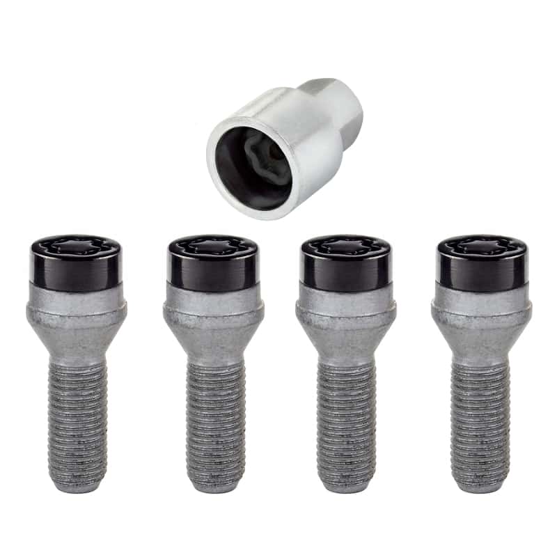 McGard — McGard Wheel Lock Bolt Set - 4pk. (Cone Seat) M14X1.5 / 17mm Hex / 31.0mm Shank Length - Black
WHEEL LOCK SET - view 1
