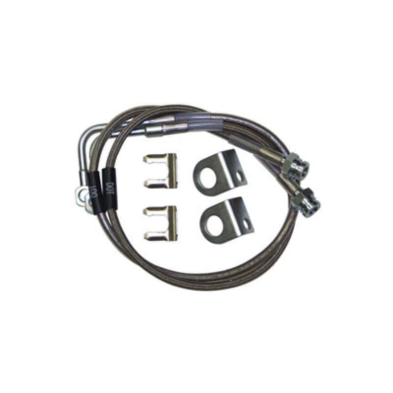 Synergy Mfg — Synergy 07-18 Jeep Wrangler JK/JKU Extended Front/Rear DOT Approved Brake Line Kit - view 1