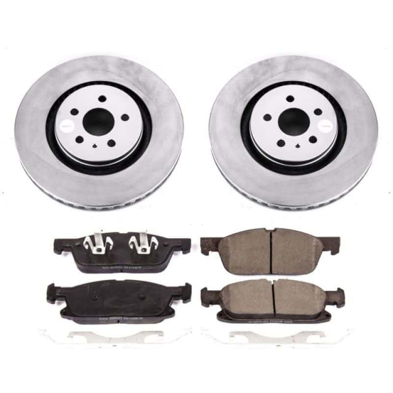 PowerStop — Power Stop 15-19 Ford Edge Front Z17 Evolution Geomet Coated Brake Kit - view 1