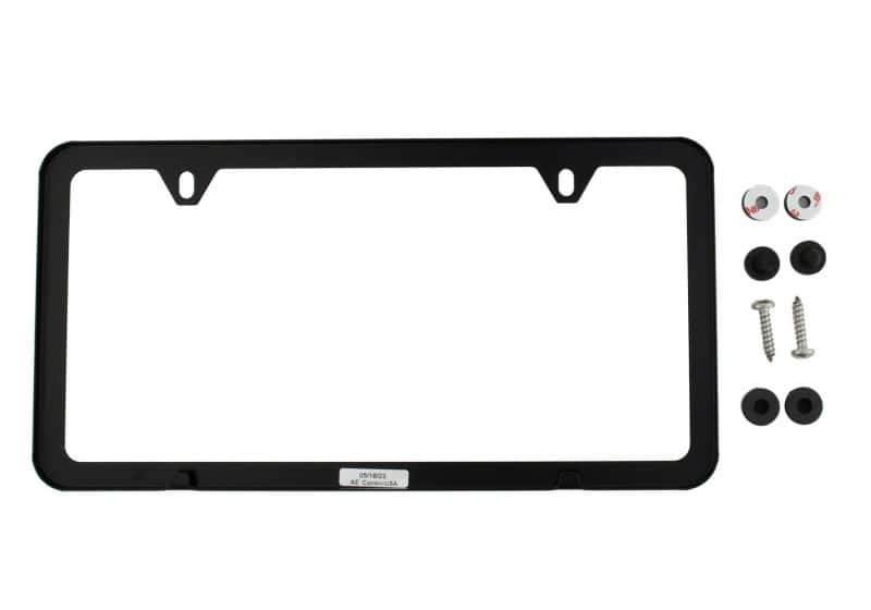 Ford Racing — Ford Racing Ford Performance Slim License Plate Frame - Black Stainless Steel - view 7
