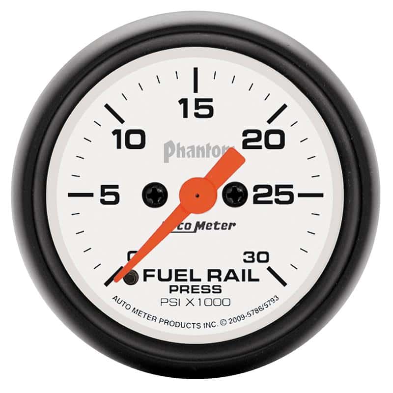 AutoMeter — Autometer Phantom 2-1/16in 30K PSI Digital Stepper Motor Fuel Rail Pressure Gauge
2" RAIL PRESS, 0-30K - view 2