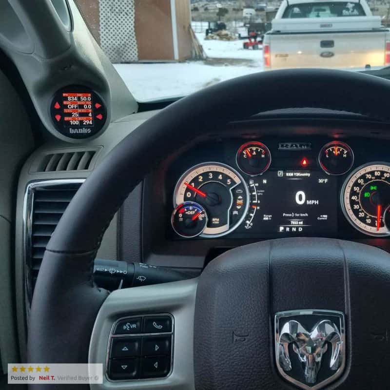 Banks Power — Banks Power 20-21 Ram 1500 3.0L Eco Derringer (Gen 2) w/ iDash 1.8 DataMonster - view 9