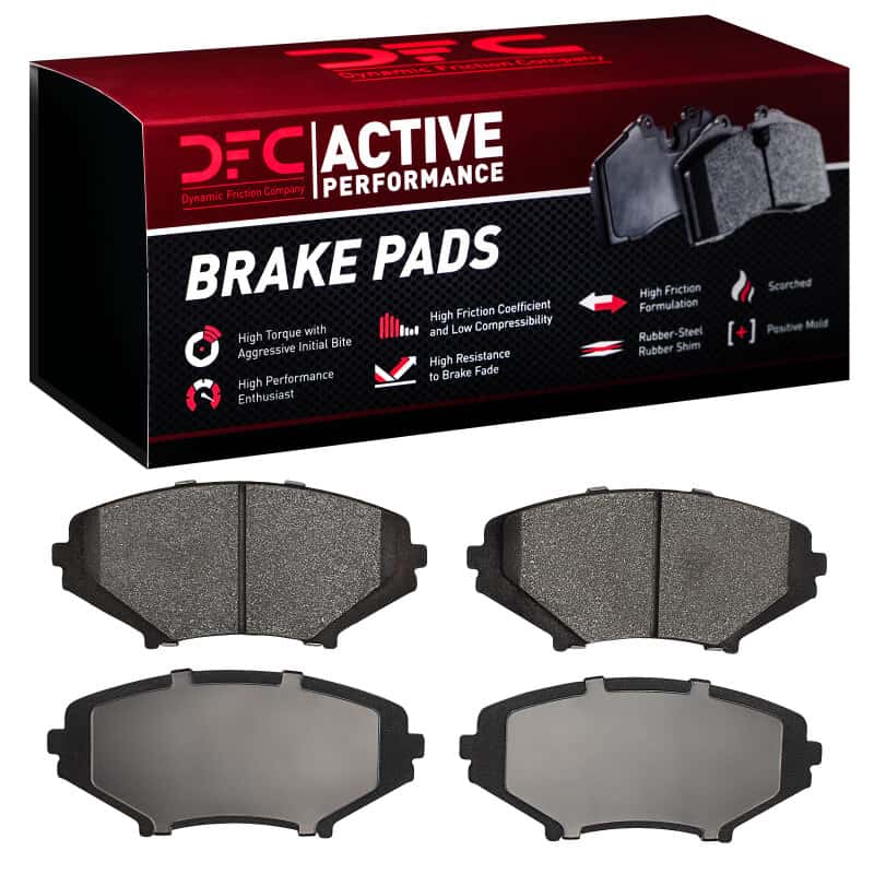 DFC — DFC 04-11 Mazda RX-8 Front Active Performance Pads - Low Metallic
DFC Brake Pad Set - view 4