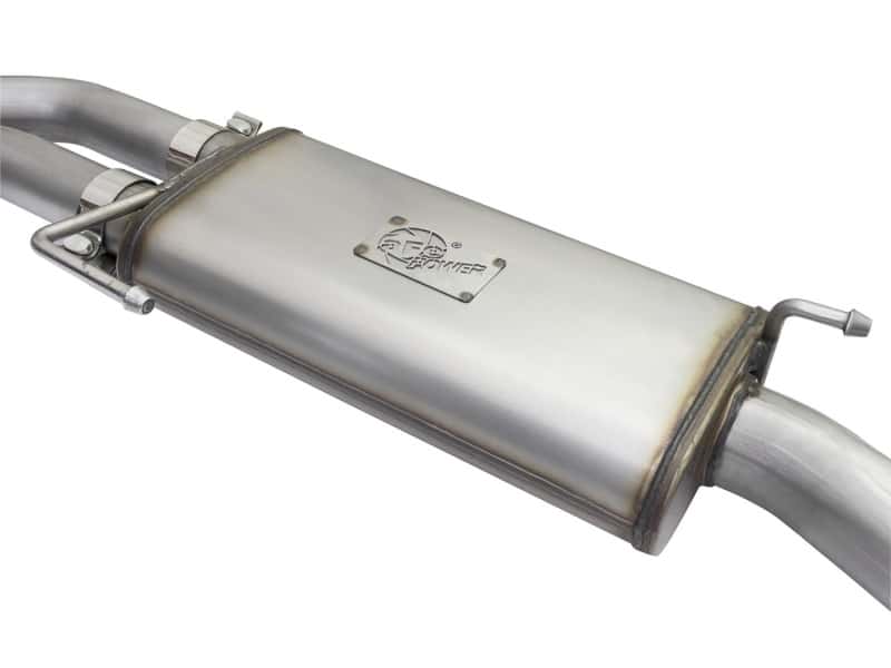 aFe — aFe Rebel Exhausts Cat-Back SS Ford F-150 04-08 V8 4.6/5.4L w/ Black Tips
Cat-Back Exhaust - view 5