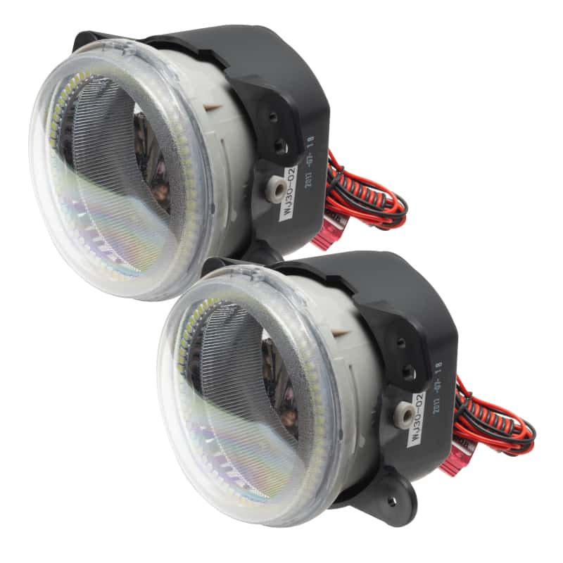 ORACLE Lighting — Oracle Lighting 07-09 Jeep Wrangler JK Pre-Assembled LED Halo Fog Lights -Pink - view 4