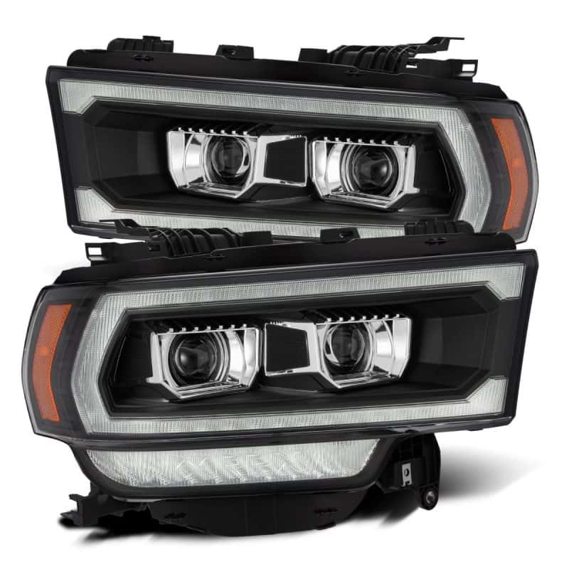 AlphaRex — AlphaRex 19-21 Ram 2500 PRO-Series Projector Headlights Plank Style Black w/Activation Light
Projector Headlights - view 5