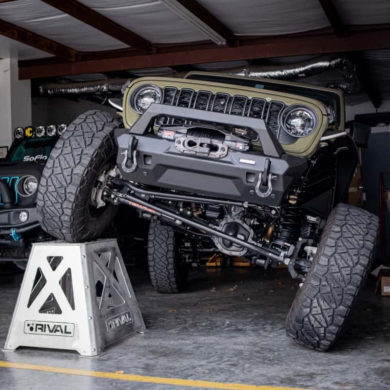 Rival 4x4 — Rival 2018-2026 Jeep Wrangler Front Aluminum Bumper
Front Bumper - view 4