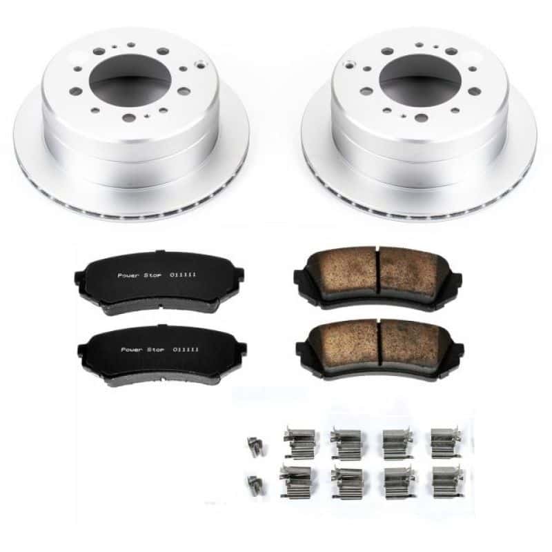 PowerStop — Power Stop 98-07 Lexus LX470 Rear Z17 Evolution Geomet Coated Brake Kit - view 1