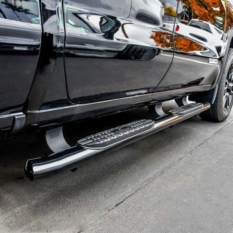 Westin — Westin 19-20 Chevrolet/GMC Silverado/Sierra 1500 Double Cab PRO TRAXX 4 Oval Nerf Step Bars - Black
Nerf/Step Bar - view 4