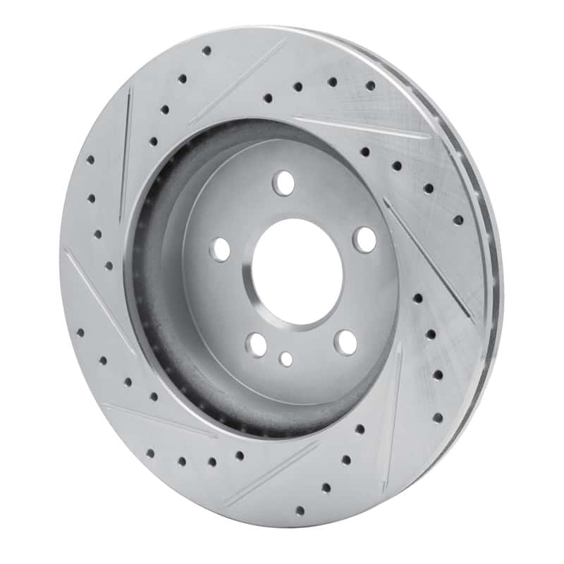R1 Concepts — R1 98-05 Mercedes-Benz ML430 Front Right Drilled & Slotted Silver Brake Rotor
R1 Brake Rotor Drill - view 4