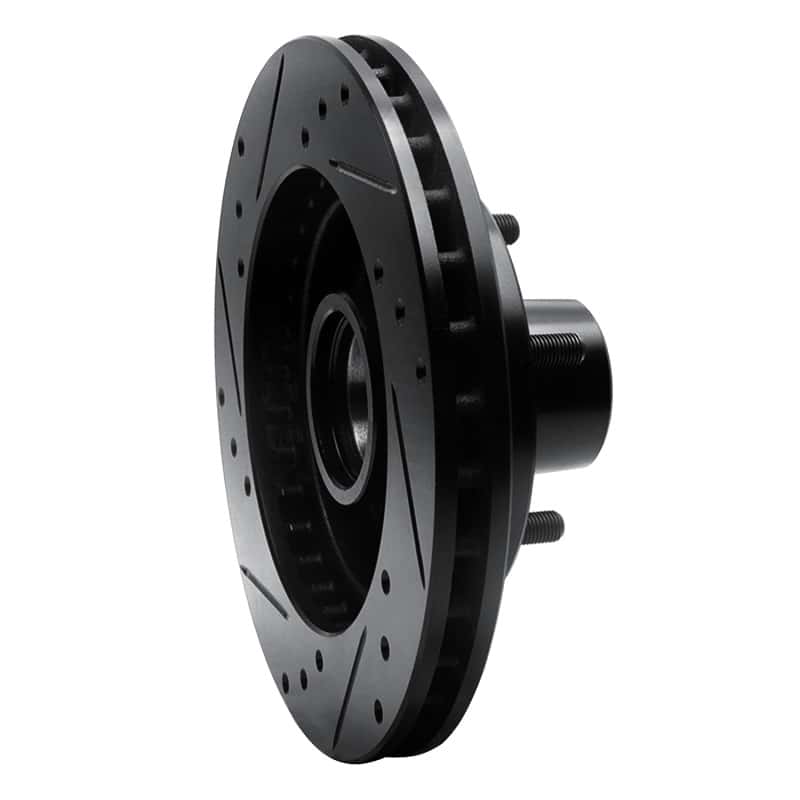 R1 Concepts — R1 1982-1995 Buick Regal Front Right Drilled & Slotted Black Brake Rotor
R1 Brake Rotor Drill - view 4