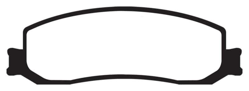 EBC — EBC 12 Ford F250 (inc Super Duty) 6.2 (2WD) Ultimax2 Front Brake Pads
Disc Brake Pad - view 1