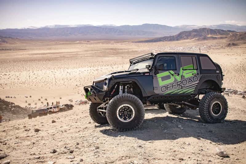 DV8 Offroad — DV8 Offroad 07-18 Jeep Wrangler JK Metal Heat Dispersion Hood - Primer Black - view 14