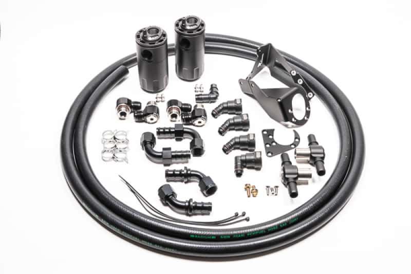 Radium Engineering — Radium Engineering Dual Catch Can Kit Nissan R32 Skyline GT-R Fluid Lock - view 1