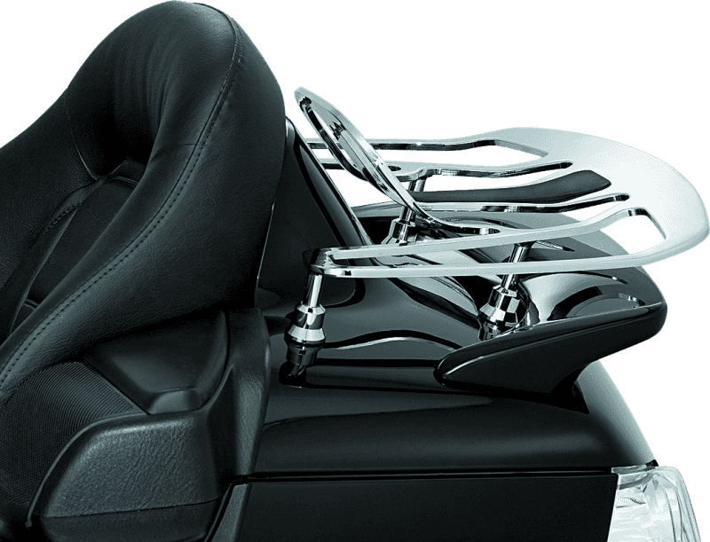 Kuryakyn — Kuryakyn Luggage Rack Risers 01-22 Honda GL1800 Chrome - view 2
