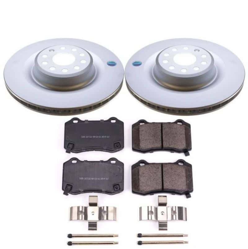 PowerStop — Power Stop 12-16 Tesla Model S Rear Z17 Evolution Geomet Coated Brake Kit - view 1