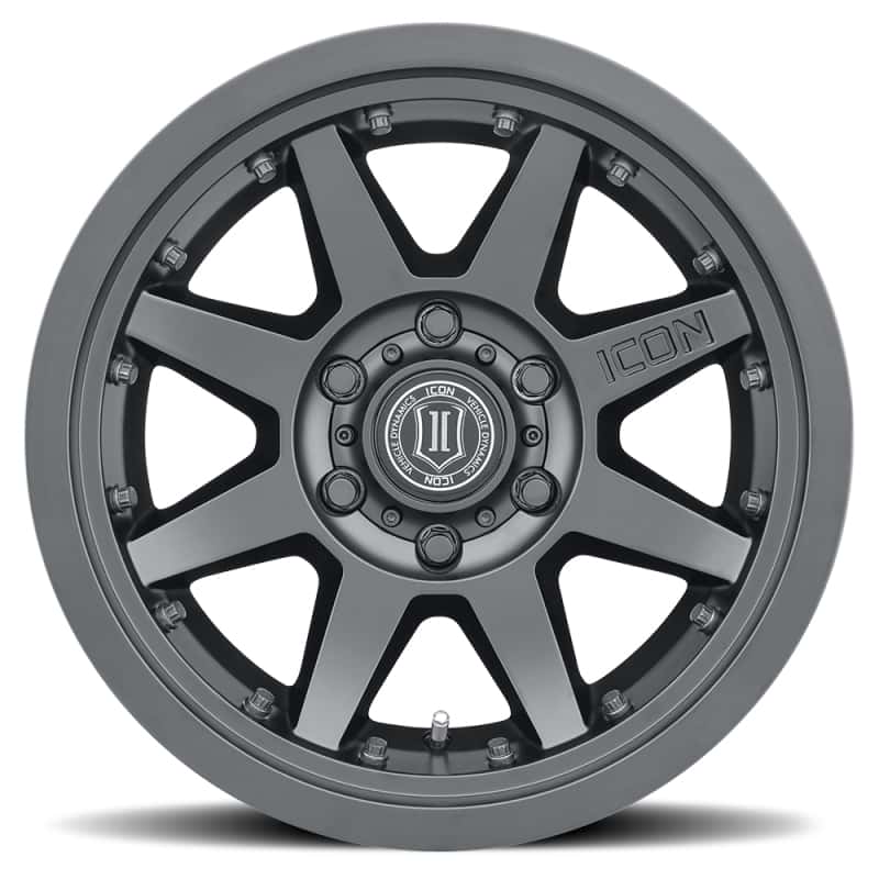ICON — ICON Rebound Pro 17x8.5 6x5.5 25mm Offset 5.75in BS 95.1mm Bore Satin Black Wheel
REBOUND PRO WHEEL - view 5