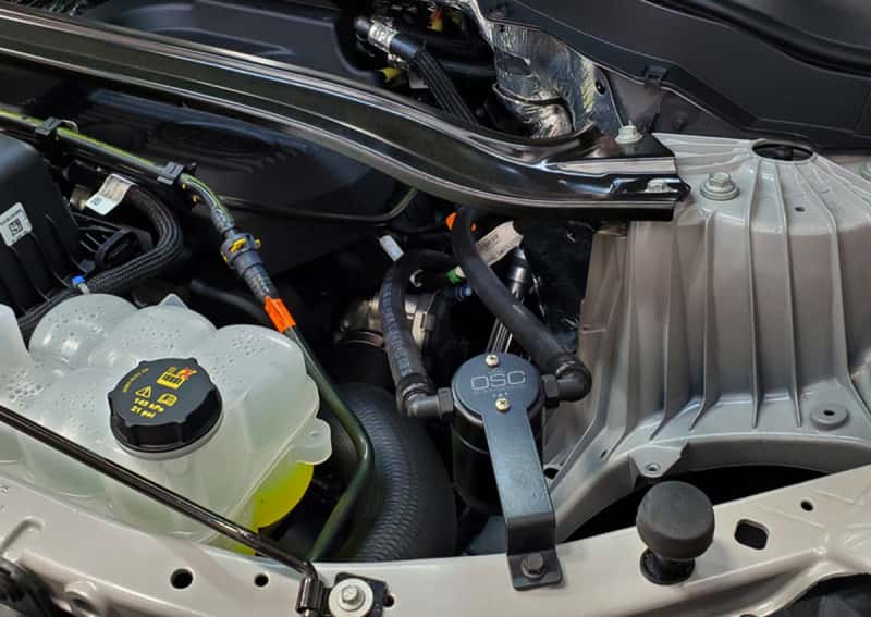 J&L — J&L 2020-2024 Ford Explorer 2.3L EcoBoost Driver Side Oil Separator 3.0 - Black Anodized
Oil Separator - view 2