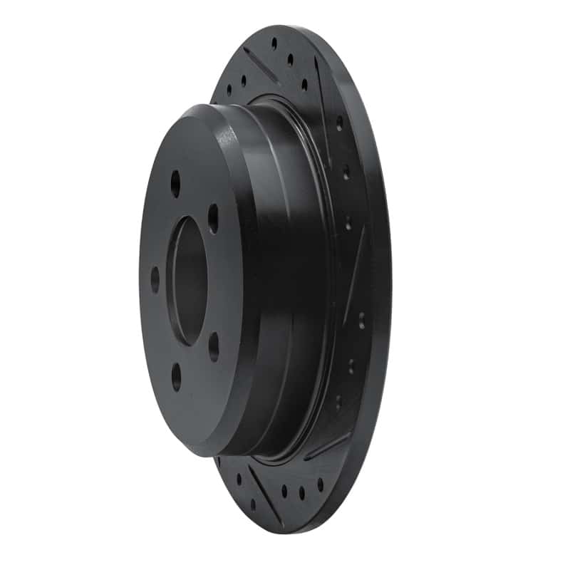 R1 Concepts — R1 93-98 Jeep Grand Cherokee Rear Right Drilled & Slotted Black Brake Rotor
R1 Brake Rotor Drill - view 2